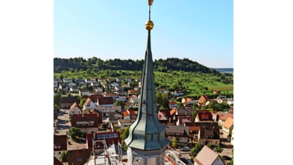 Heimsheim: Noch blickt der Gockel über den Ort