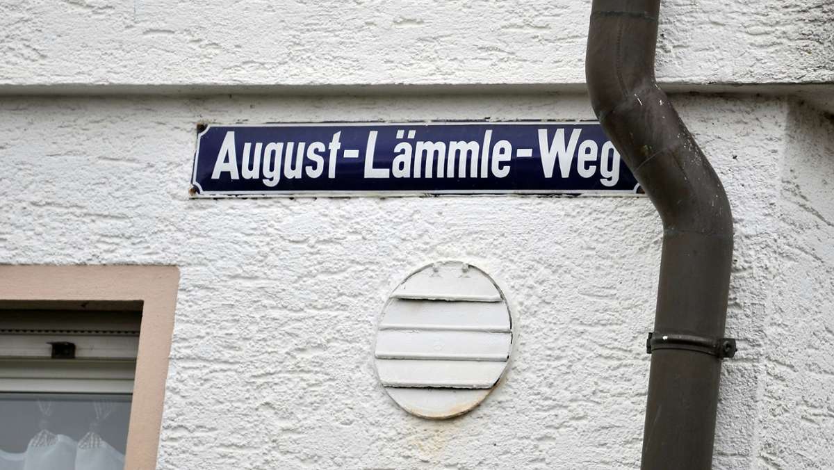 August-Lämmle-Weg in Deizisau: Anwohner halten an Straßennamen fest