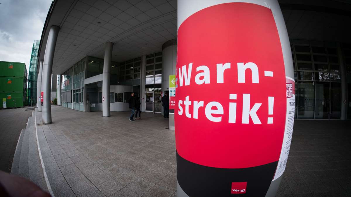 Warnstreik  in Stuttgart: Klinikum und Kitas werden erneut bestreikt