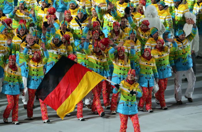 Die deutschen Fahnenträger der Winterspiele  seit 1988