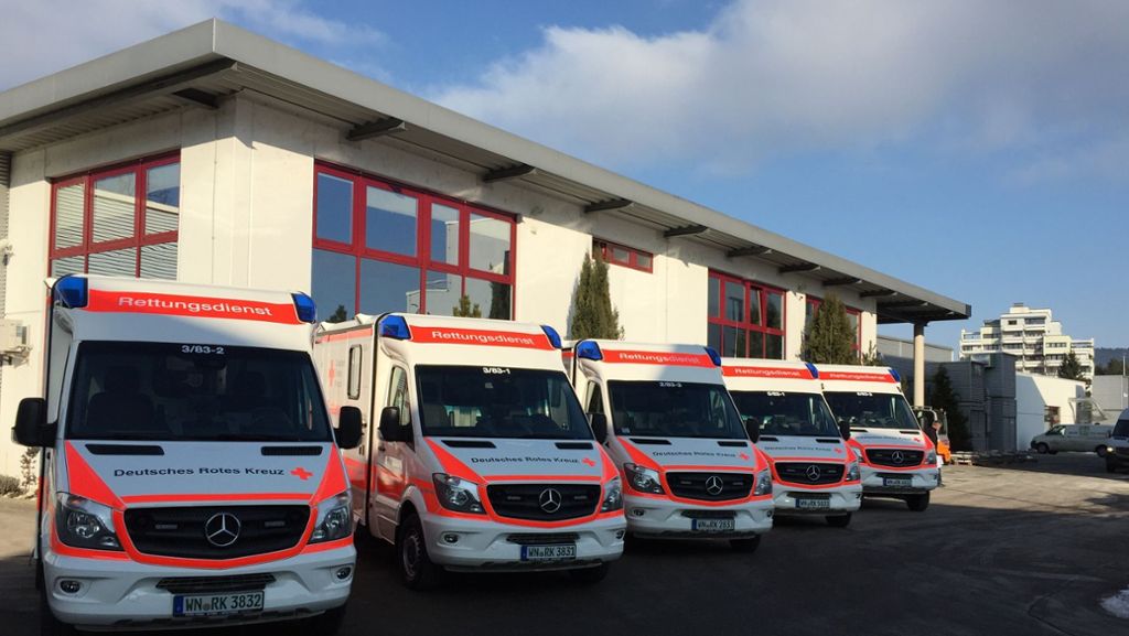 Rollende Intensivstation für Fellbach: Rotes Kreuz investiert in fünf neue Fahrzeuge
