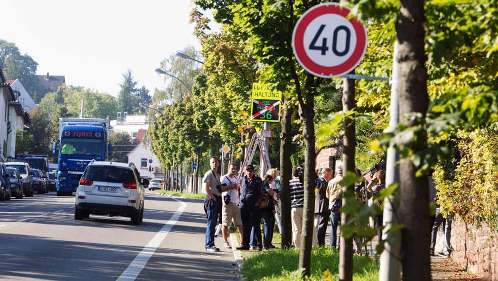Autoverkehr in Stuttgart: Tempo 40 auf der Heilbronner Straße?
