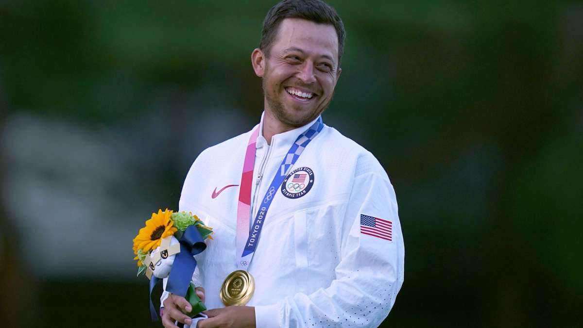  US-Golfprofi Xander Schauffele hat die Goldmedaille gewonnen. Der Name verrät: Seine Familie hat ihre Wurzen im Schwäbischen, und dort sind sie sehr stolz auf ihn. 