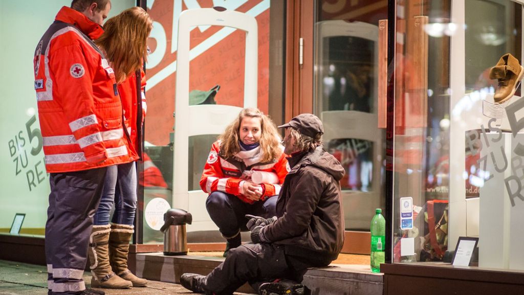Stuttgart: Zusätzliche Quartiere und Kältebusse für Obdachlose