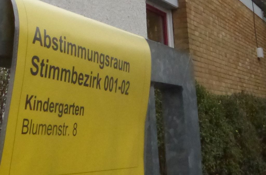 In zwölf Wahllokalen stimmen die Wähler beim Bürgerentscheid  in Kernen ab. Foto: Hans-Dieter Wolz