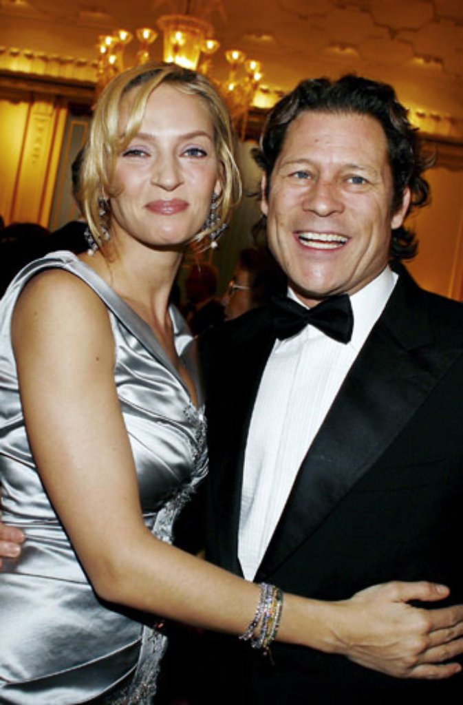 2005 gehen Macpherson und Busson getrennte Wege. Der Franzose ist heute mit der Schauspielerin Uma Thurman (Foto) liiert.