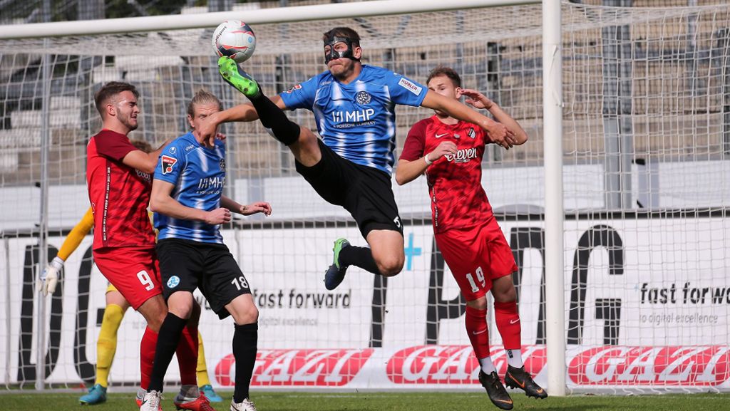 Krise bei den Blauen: Aufregung um Abseits – Stuttgarter Kickers spielen gegen TSV Ilshofen nur 2:2