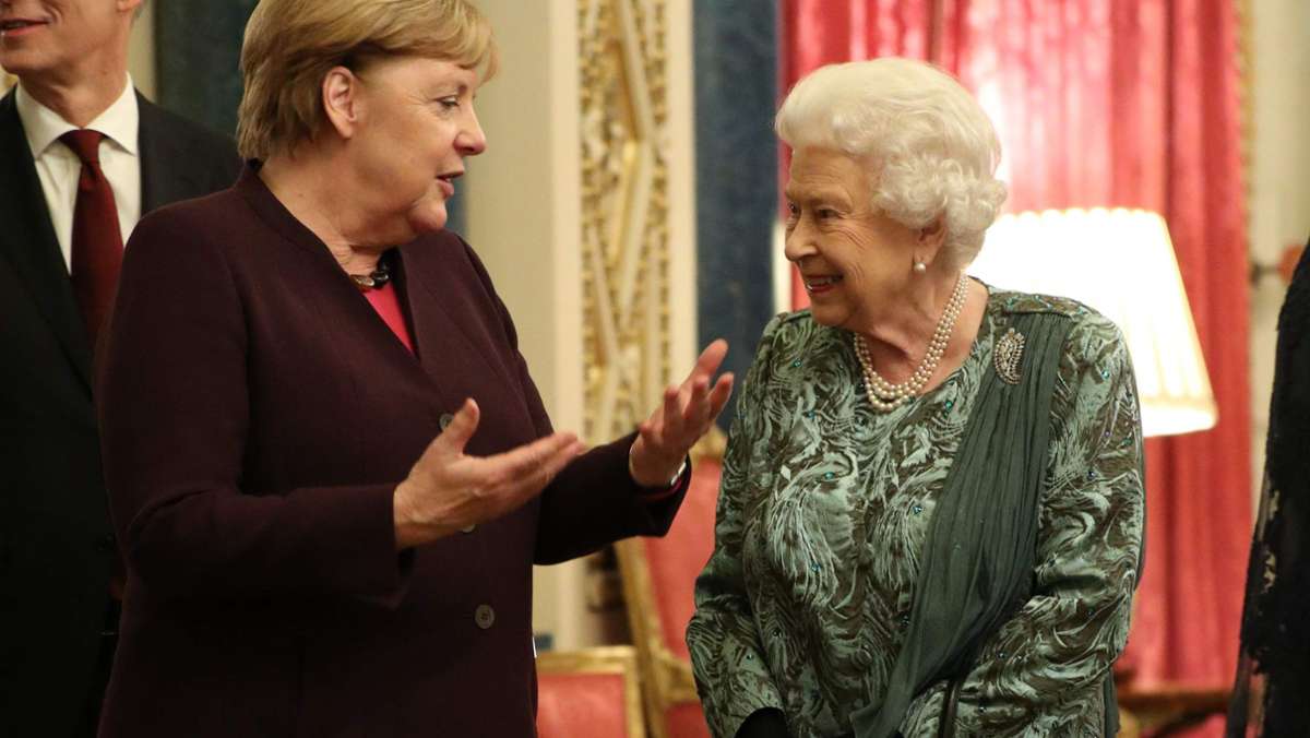 Privataudienz auf Schloss Windsor: Die Queen empfängt Kanzlerin Merkel