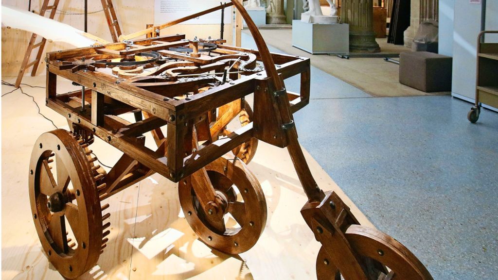  Das Museum der Uni Tübingen zeigt Nachbauten von Leonardo da Vincis Maschinen-Entwürfen. Nur auf die Idee mit dem Fahrrad kam der Universalgelehrte nicht. 