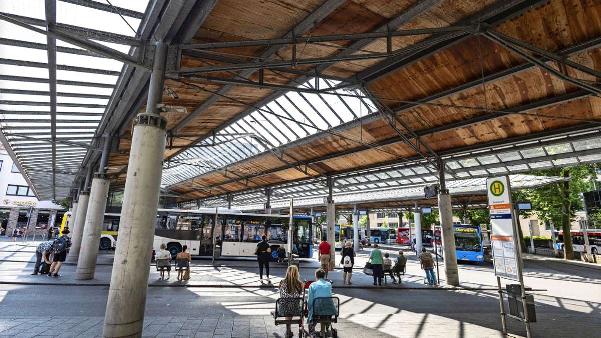 ZOB in Göppingen: Der Busbahnhof soll ein neues Gesicht bekommen