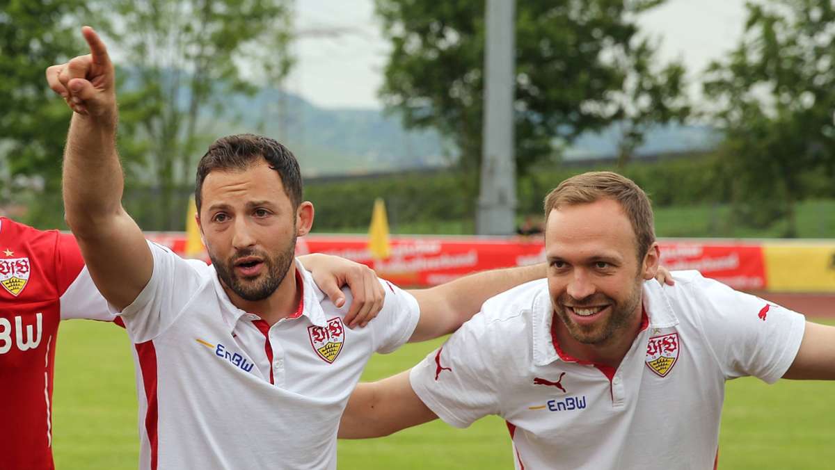 Ex-Trainer des VfB Stuttgart: Der gemeinsame Weg von Domenico Tedesco und Andreas Hinkel