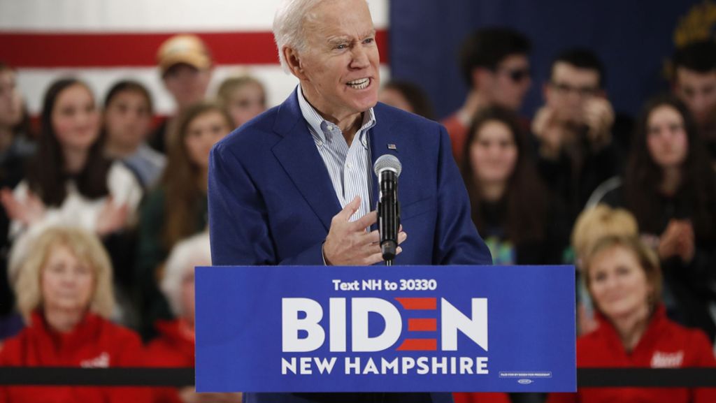 US-Vorwahlen der Demokraten: Schafft Joe Biden in New Hampshire  die Wende?
