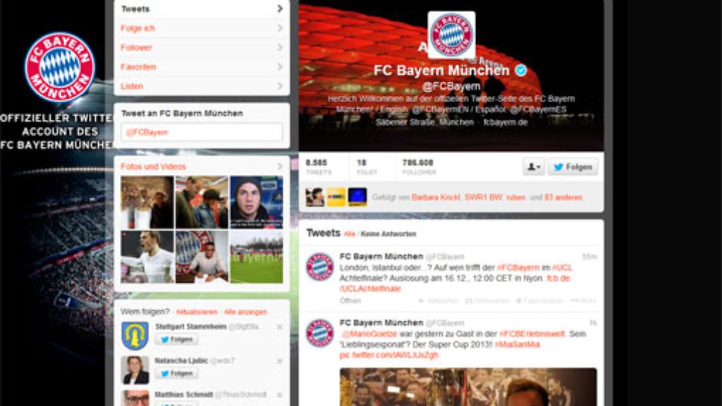 Twitter-Topthema 2013: Bayern München hat die meisten Re-Tweets