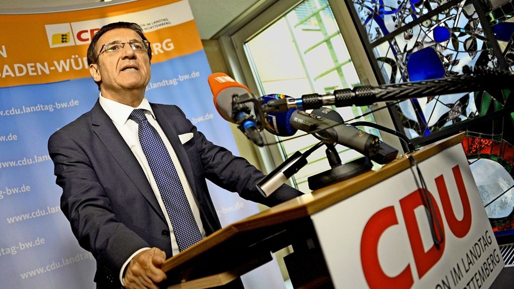 CDU-Fraktionschef Wolfgang Reinhart: Der Gegenspieler