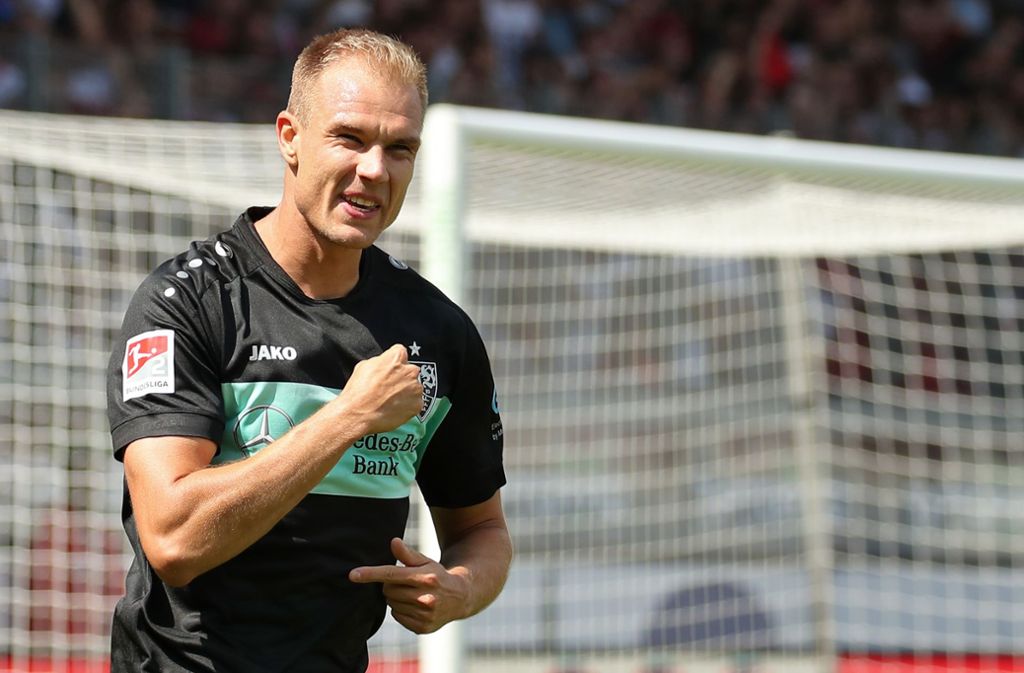 Holger Badstuber ist vom Aufstieg des VfB Stuttgart überzeugt. Foto: dpa/Daniel Karmann