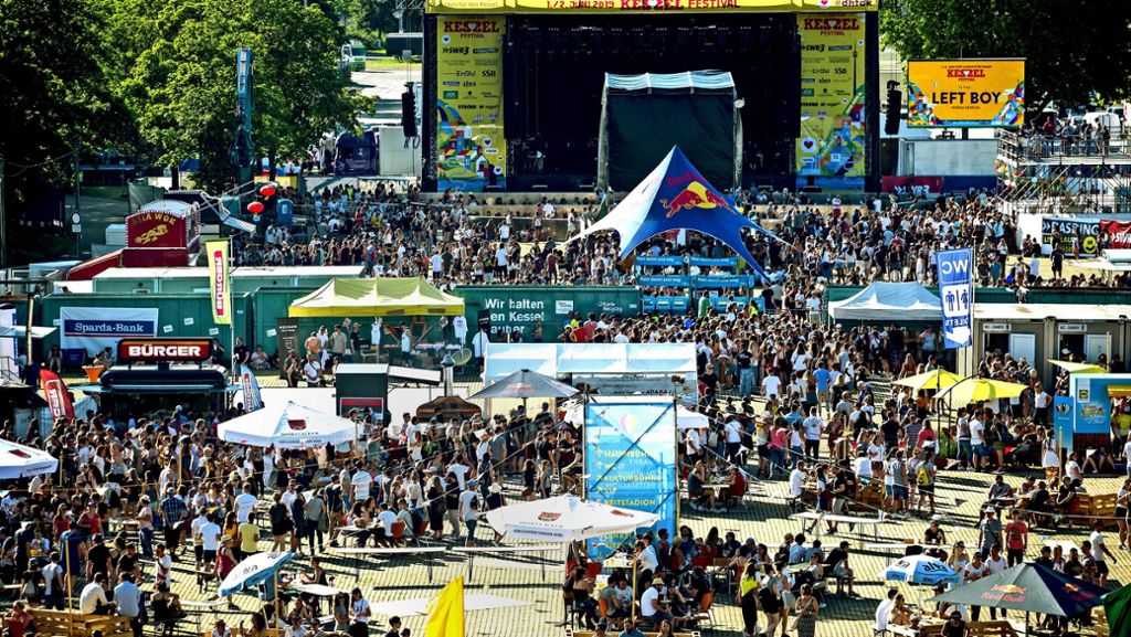 Musik und Sport in Stuttgart: Tausende Besucher feiern auf dem ersten Kessel-Festival
