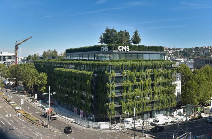 Städtebau in Stuttgart: So funktioniert die grüne Fassade der Calwer Passage