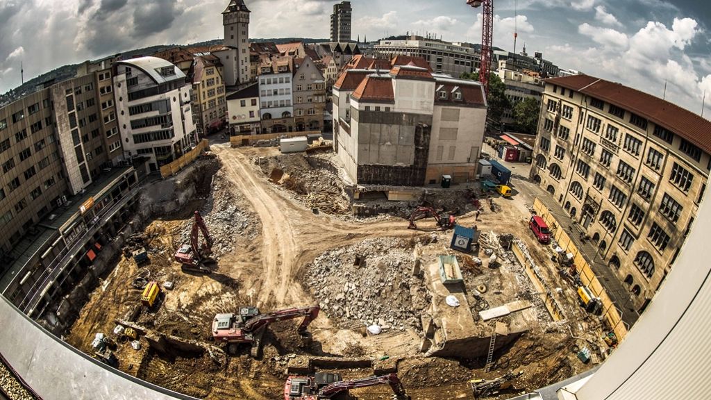 Nach Abriss der Rathausgarage in Stuttgart: So geht es auf der Baustelle voran