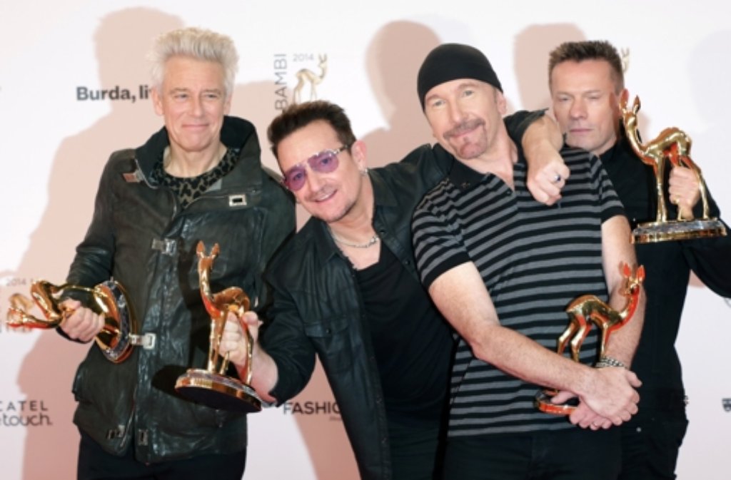 Die irische Rockband U2