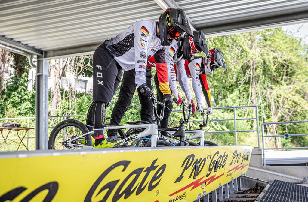 Am ersten Juli-Wochenende finden die Deutschen Meisterschaften der BMX-Fahrer statt.