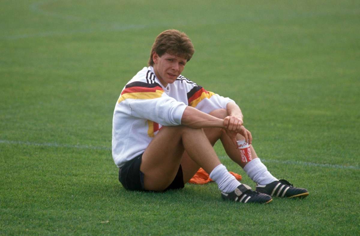 Mit 22 Jahren war Andreas Möller der jüngste Spieler im deutschen WM-Aufgebot. Der damalige Dortmunder kam zu Kurzeinsätzen gegen Jugoslawien und die Tschechoslowakei.