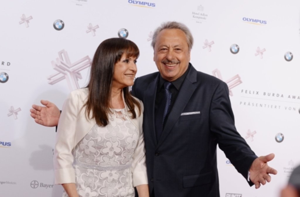 Schauspieler Wolfgang Stumph und seine Frau Christine beim Felix Burda Award.