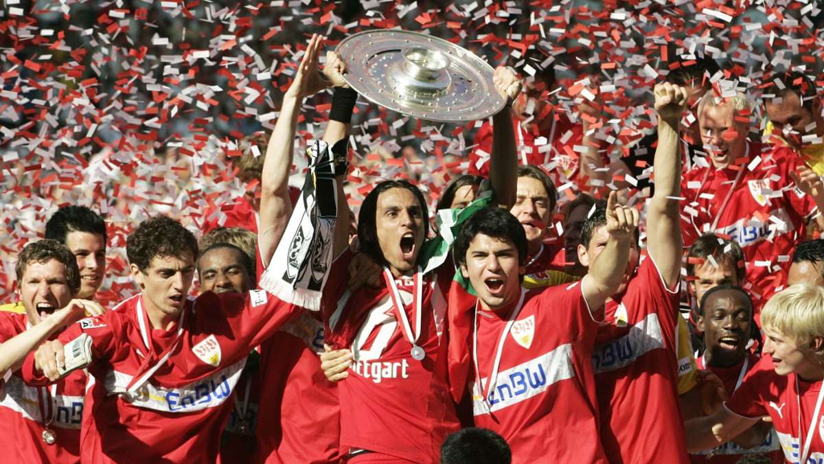 Meisterschaft VfB Stuttgart 2007: So emotional feierte Stuttgart den deutschen Meistertitel