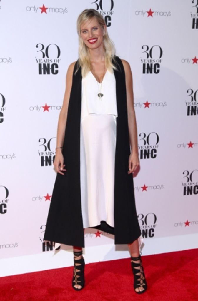 Auch Supermodel Karolina Kurkova zeigte sich am Donnerstagabend bei der Eröffnung der New York Fashion Week.