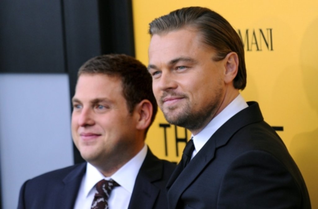 Leonardo DiCaprio (rechts) und Jonah Hill