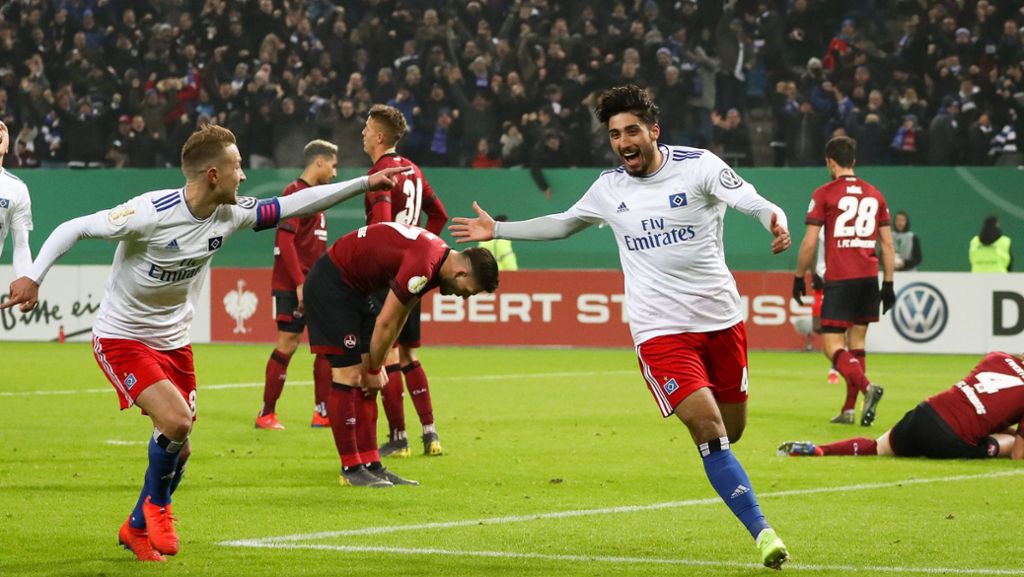 Ehemaliger VfB-Spieler: Berkay Özcan schießt Hamburger SV ins Viertelfinale